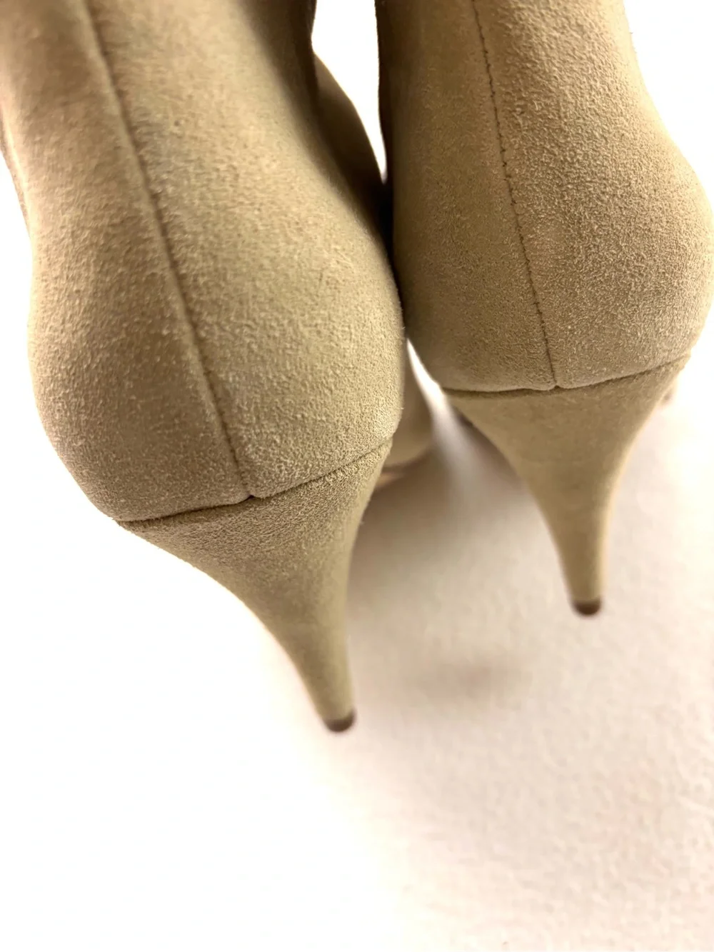 Steve Madden Bellamie Size 10M Tan Suede Knee High Stiletto Tall Slouch Boot